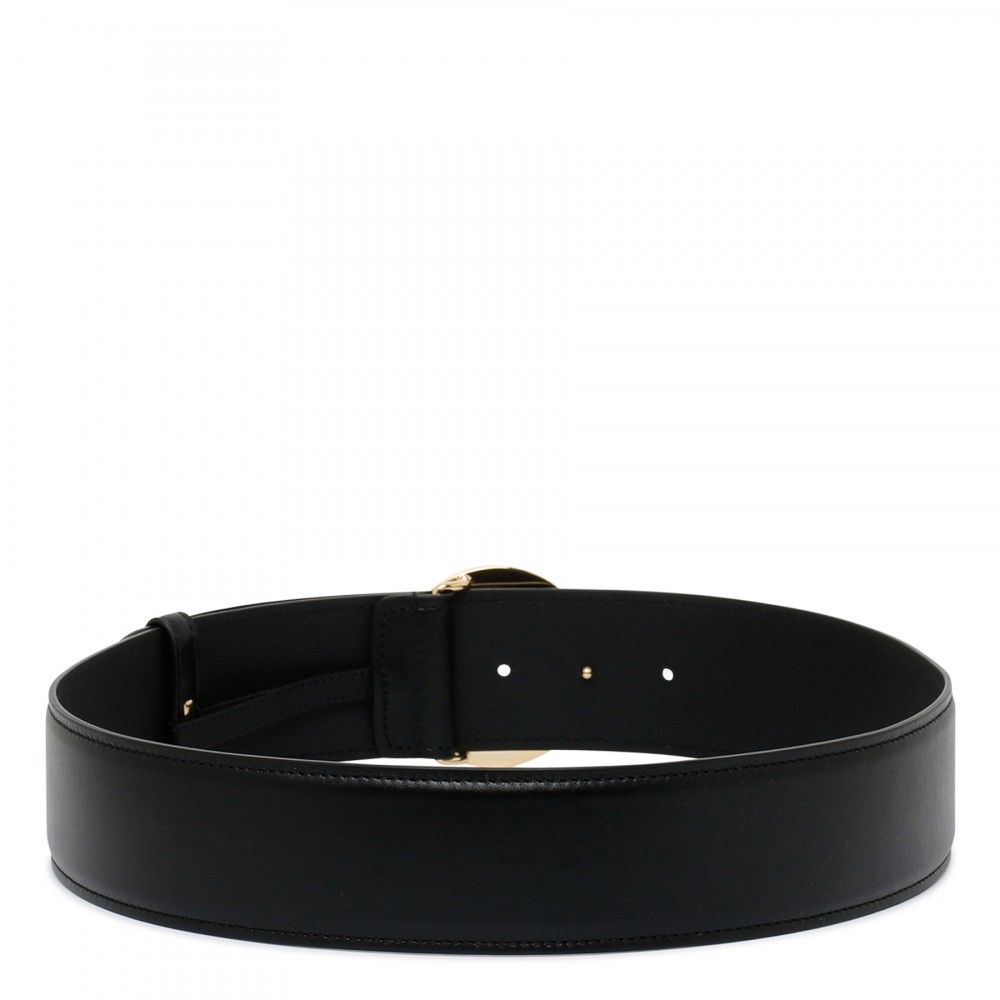 Black belt with round Interlocking G