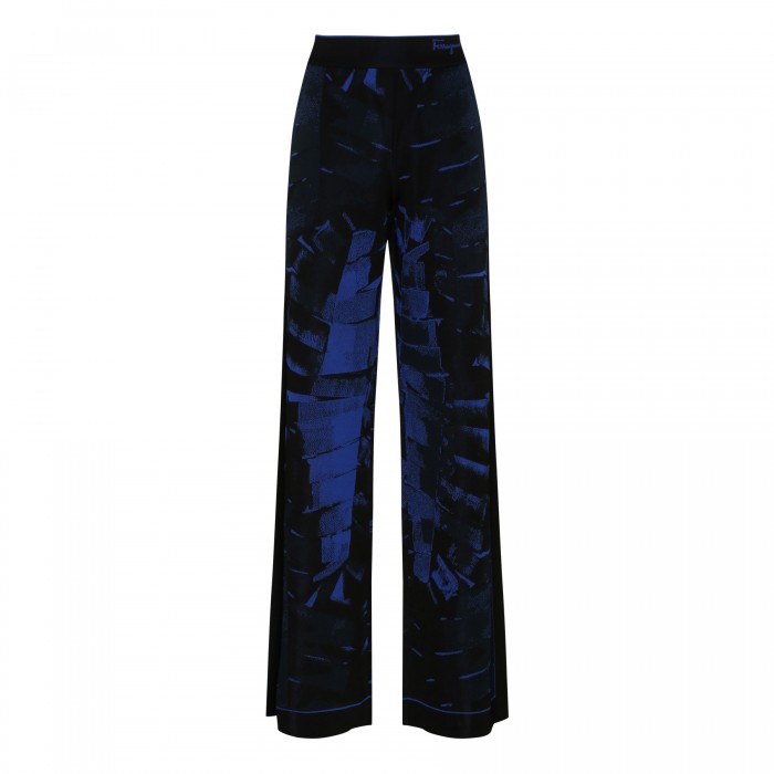 Jacquard palme pants